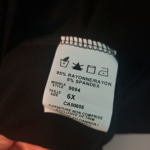 3 For $25 Light Up The Room Black Beaded Tunic 6X - Picture 5 of 5